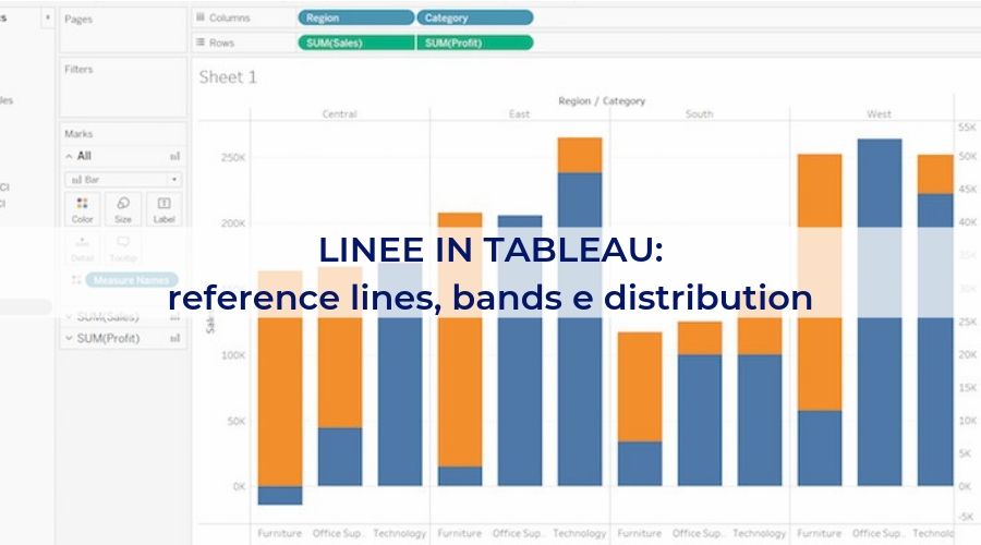 Linee in Tableau reference lines, bands e distribution Visualitics.it