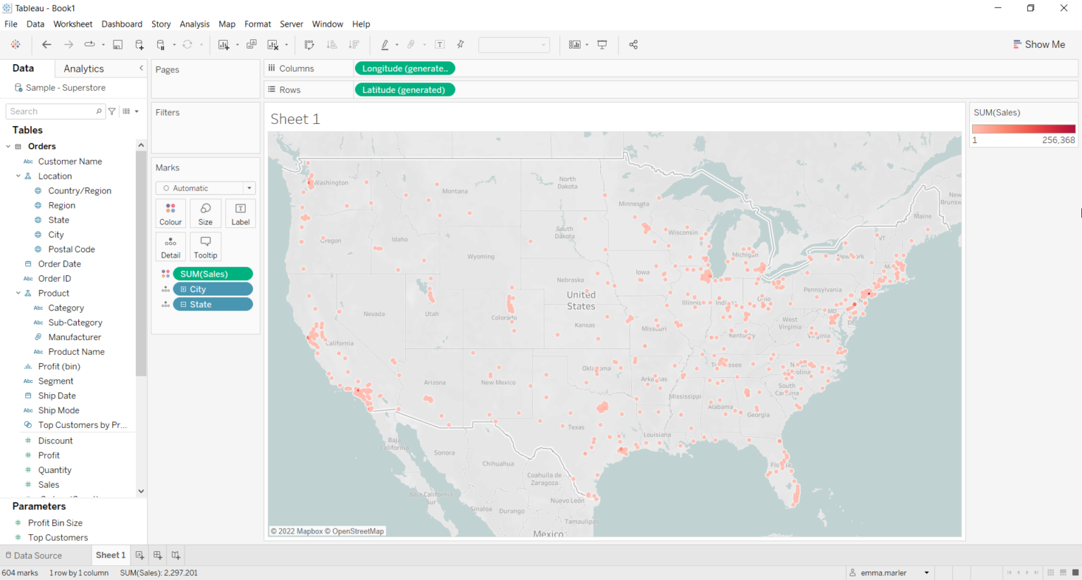 How to create a dot map in Tableau | Visualitics